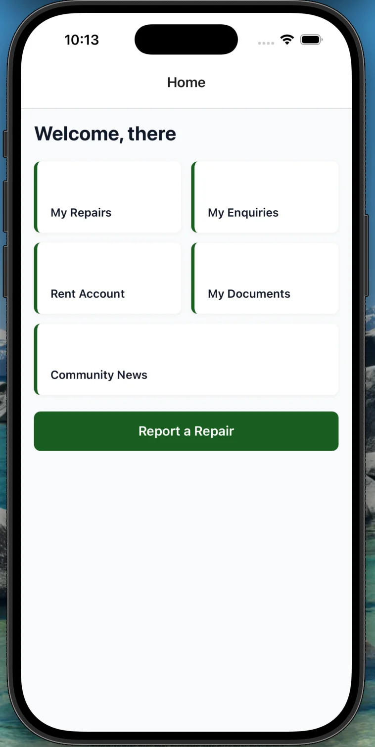 Haiko mobile app — list of a contact's records